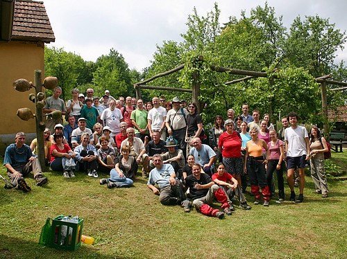 Őrség-Goričko túra - Majdnem minden résztvevő a képen