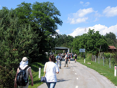 Őrség-Goričko túra - Magyarszombatfa - határátkelő