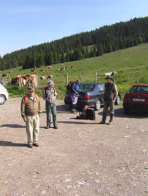 Koralpe - Ausztria - Készülődés a parkolóban