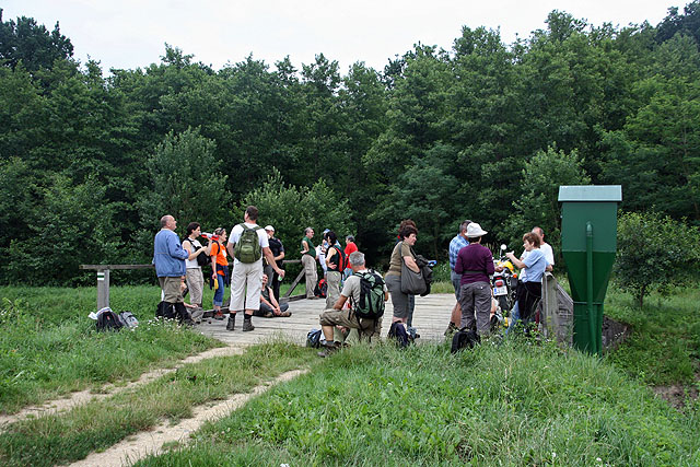 Őrség - Goričko túra 2010 - Pihenő a Kerka hídján