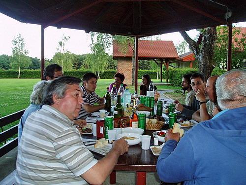 Őrségi festés - Vendégségben Hodoson