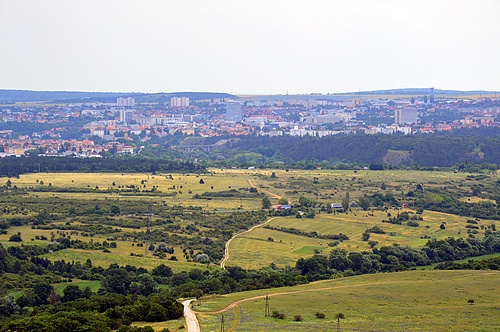 Veszprém látképe a kilátóból