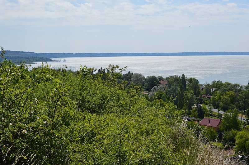 A látkép Balatonvilágos irányába