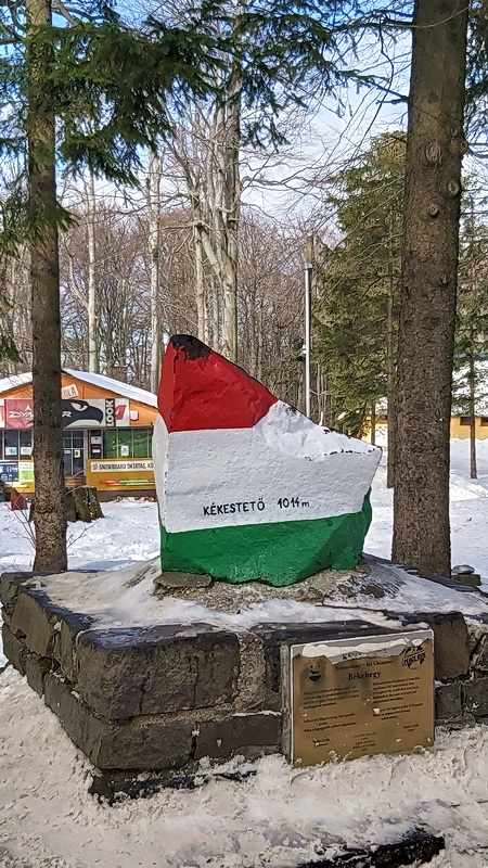 Téli Kéktúra a Mátrában Kékestető-Galyatető között