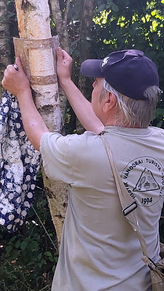 Őrségi turistaút-festés