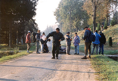 A Szent Imre vándorút avatása - Nemesmedves: forrásavatás előtt